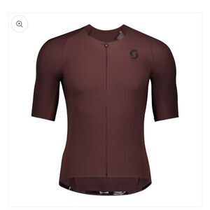 Scott Shirt M's RC Premium Kinetech s/sl Maroon Red / Black Medium